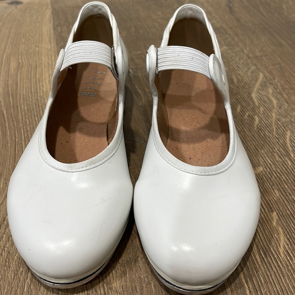 Bloch white Tap Shoes, Size 13 1/2